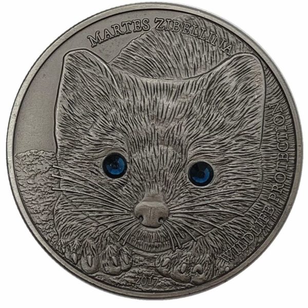 Mongolian inlaid diamond cat coins