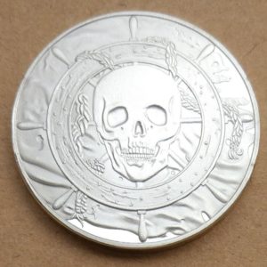 Caribbean Pirate Skull coin