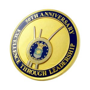 Custom US gold-plated commemorative coins
