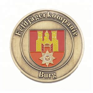Custom national metal coins