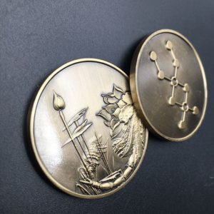 Exquisite holy lotus coins