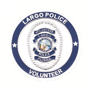 Police volunteer coins