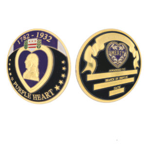 Purple heart coins