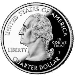 Us 25 cent commemorative coin
